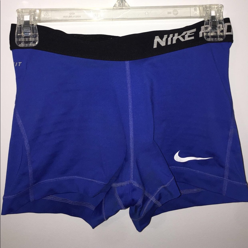 blue nike pros